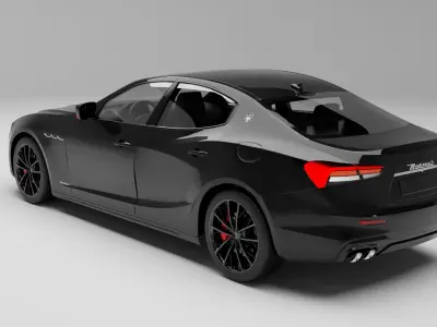 Maserati-Ghibli-hybrid  3D model
