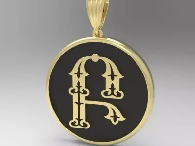 Decorative Letter B 3D print model