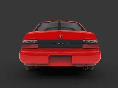 Toyota corolla 1997 3D model
