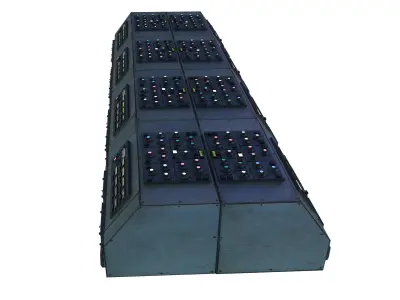 Generator station Electronics Scenery Environment Pack Sci Fi  Low-poly 3D model