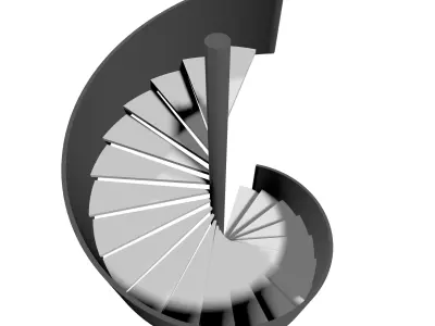 Spiral stair 2023-0009 3D model