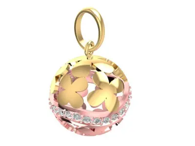 Elegant Sphere Pendant Jewelry  1745 3D print model