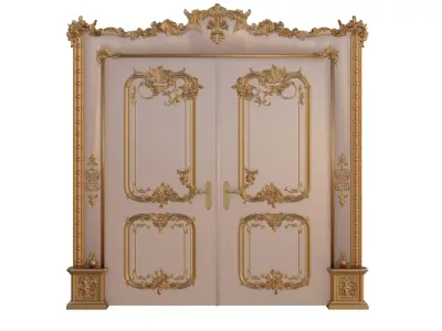 Classic Door 3D model purchase