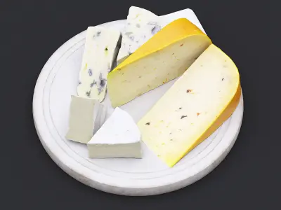 Cheese Board I 3D model