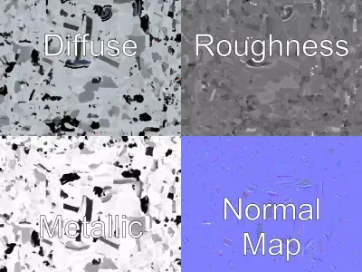 High-Performance Racing Engine model pack Low-poly 3D model