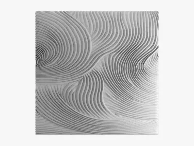 wave wall 34 3D model