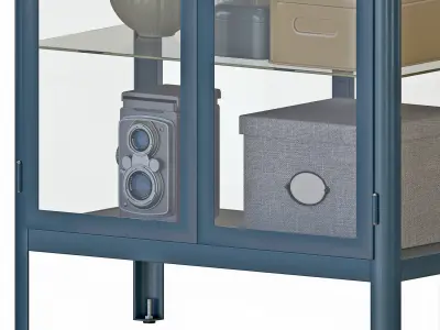 FABRIKOR Glass Door Cabinet 81x113cm 3D model