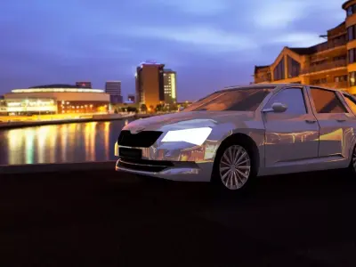 Skoda Superb 2015 3D model