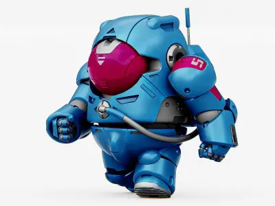 Among us Character-C  Rigged for Unreal Engine - Unity - MIXAMO  3D model