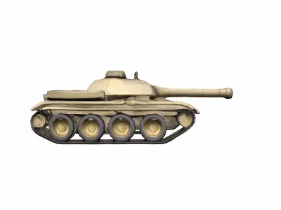Attack Gaming M1 Abrams Tank 3d Render 3D model