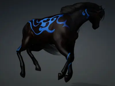 Horse-D4 3D model