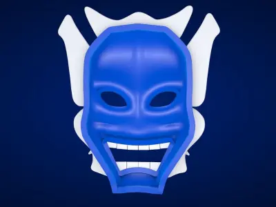 Mask - The Blue Spirit 3D model