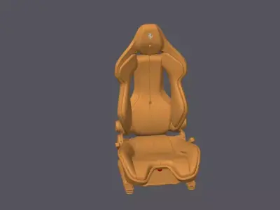 Ferrari Racing Seat  Diorama Scale Model  Printable 3D print model