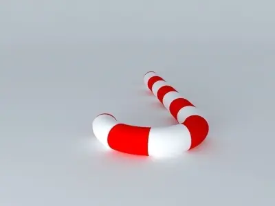 Cane Christmas Free 3D model