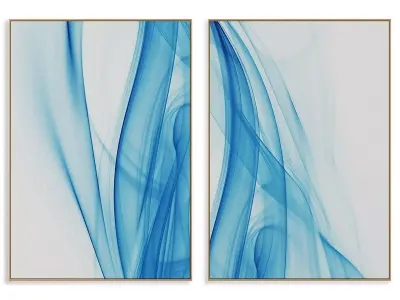 Abstract Painting Frame set 3D model 23