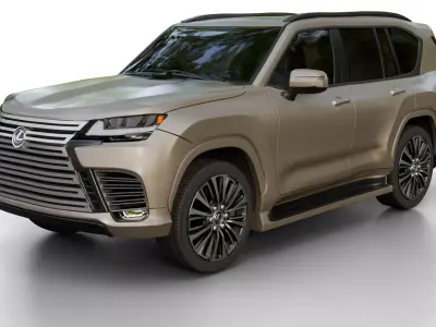 Lexus LX500 D 3D model