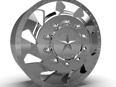 AMERICAN FORCE J02 THUNDER DRW WHEEL 3D print model