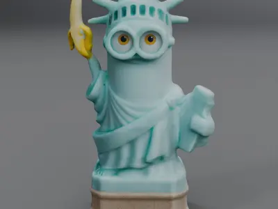 minion of freedom 3D model