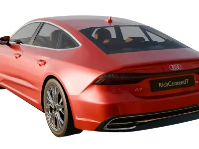 Audi A7 Sportback 2017-2024 3D model