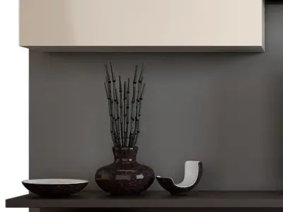 TV wall unit 3 3D model