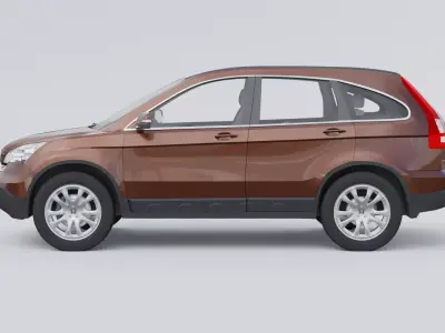 Honda CR-V 2007 Low-poly 3D model