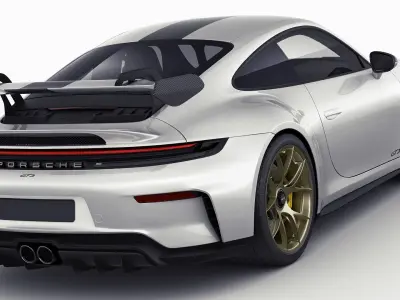 Porsche 911 GT3 Weissach 2025 3D model