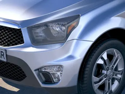 SsangYong Action Sports 2013-2018 3D model