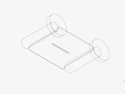 Soap Dish - Wall - Luxury - Round - Round Plate Low-poly 3D model