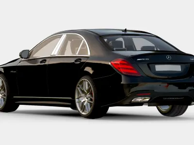 Mercedes-Benz S65 AMG 3D model