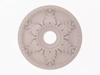 Classic Ceiling Medallion 04 3D model purchase