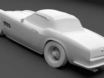 1962 Ferrari 250 GT California Spyder 3D model