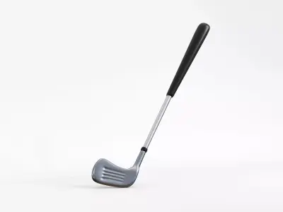 Golf stick Low-poly 3D model