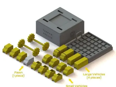 TRAFFIC PUZZLE 3D print model