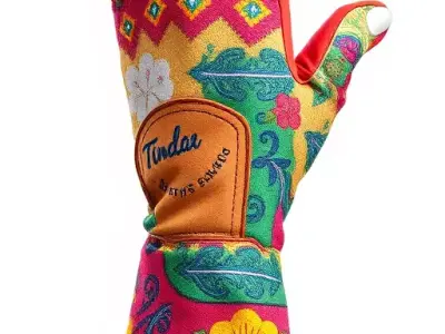 Vibrant Floral Glove Model Pack Low-poly 3D model