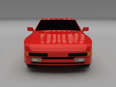 Porsche 944 3D model