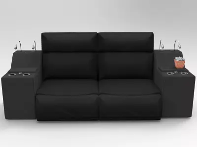 sieges de cinema 3D model