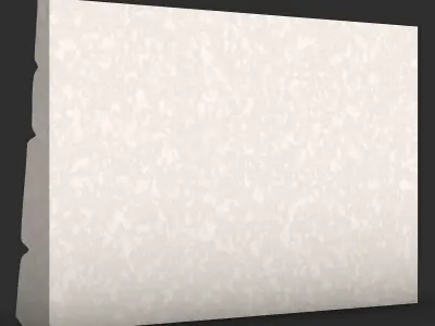 Natural Edge Stone Wall Detail 3D print model