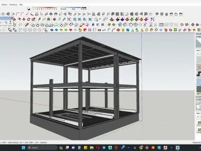 Mechanical parking 3d model 3D model