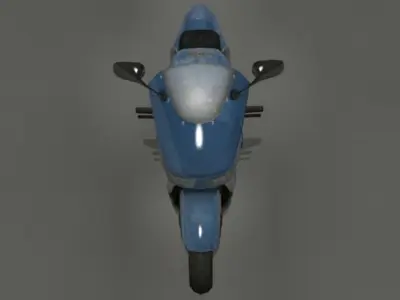 Razor RZX-1000 Low-poly 3D model