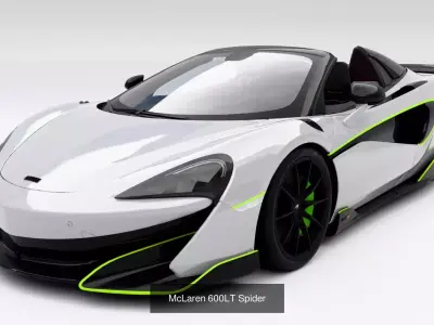 McLaren Car Collection 3D Model Pack