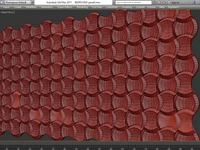 Soft Wedge wall panel 3d model Low-poly 3D model