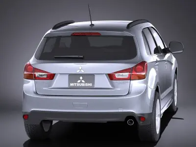 Mitsubishi RVR ASX 2015 VRAY 3D model