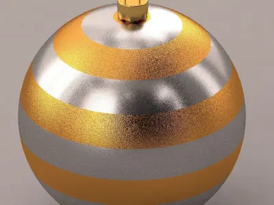 christmas ball 3D model 3