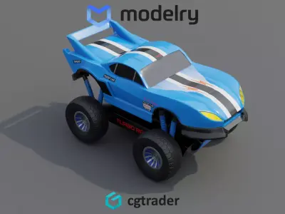 Remote Control Car 3D model