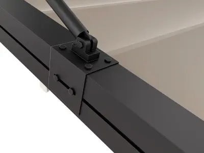 Motorized Pergola 3a oil rubbed bronze 3D model