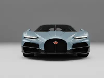 bugatti tourbillon 2026 Rigged 3D model