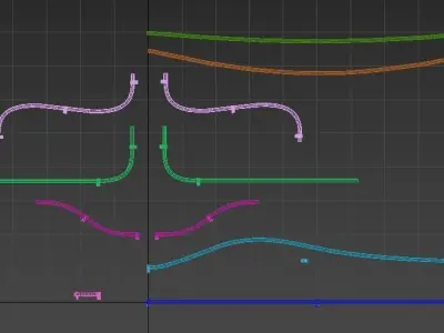 Basic Cables Pack Free low-poly 3D model