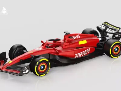 Ferrari F1 Racing Car SF-24  3D print model