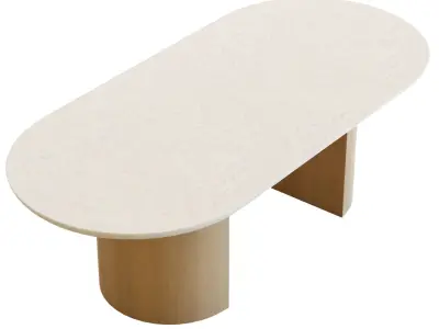 Crate and Barrel Vernet Coffee Table 3D model