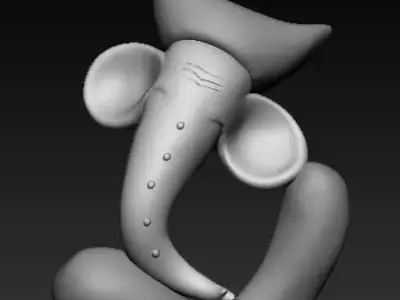 Ganesha Idol 3D Printable model 12 3D print model